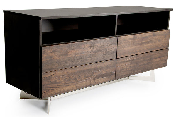 Modrest Wharton Modern Dark Aged Oak Dresser