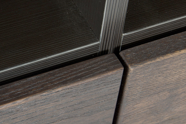 Modrest Wharton Modern Dark Aged Oak Dresser