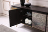 Modrest Phelan - Modern Smoked Ash & Brass Buffet