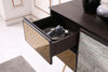 Modrest Phelan - Modern Smoked Ash & Brass Buffet