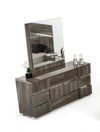 Modrest Picasso Italian Modern Grey Lacquer Mirror