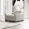 Divani Casa Poppy Modern White Fabric Lounge Chair Model VGKK-KF1031-WHT-C