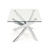 Modrest Pyrite Modern Glass End Table