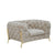 Divani Casa Quincey Transitional Beige Velvet Chair Model VGKNK8520-BEI-CH