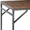 Bernal Teak Wood and Iron Dining TableModel RA10489