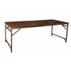 Bernal Teak Wood and Iron Dining TableModel RA10489