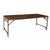 Bernal Teak Wood and Iron Dining TableModel RA10489