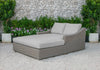 Renava Pismo Outdoor Beige Wicker Sunbed