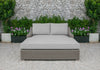 Renava Pismo Outdoor Beige Wicker Sunbed