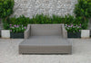 Renava Pismo Outdoor Beige Wicker Sunbed
