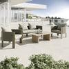 Renava Salvora Outdoor Beige Fabric & Grey Rope Loveseat Model VGVK-WT275-2U-BGE