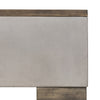 Modrest Delaware Modern Concrete & Acacia Rectangular Coffee Table