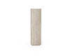 Nova Domus Roma - Modern Faux Travertine + Gold Bookcase