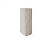 Nova Domus Roma - Modern Faux Travertine + Gold Bookcase