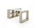 Nova Domus Roma - Modern Glass + Faux Travertine Reversible Desk