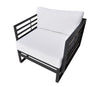 Renava Wharf Outdoor Grey & Black Sofa Set