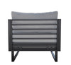 Renava Wharf Outdoor Grey & Black Sofa Set