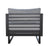 Renava Wharf Outdoor Grey & Black Sofa Set Model VGGES0273