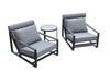 Renava Boardwalk Outdoor Grey Lounge Chair Set
