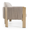 Renava Salvora Outdoor Beige Fabric & Grey Rope Loveseat Model VGVK-WT275-2U-BGE