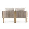 Renava Salvora Outdoor Beige Fabric & Grey Rope Loveseat Model VGVK-WT275-2U-BGE