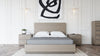 Eastern King Modrest Samson - Contemporary Grey & Silver Bedroom Set
