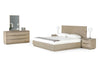 Eastern King Modrest Samson - Contemporary Grey & Silver Bedroom Set