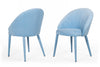 Modrest Sanders Modern Blue Dining Chair Model VGEU-MC-9193CH-A