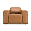 Divani Casa Sandstone Modern Brown Leather Electric Recliner Chair Model VGKV-KM.6120-CHR-BRN