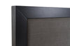 Nova Domus Santa Barbara - Modern Grey Fabric + Grey Wash Bed