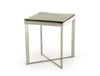 Modrest Santiago Modern Rectangular Wood Mosaic End Table