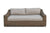 Renava Sapelo Outdoor Beige Wicker Sofa