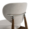 Modrest Savannah Mid Century Modern Grey Fabric & Walnut Dining Chair Model VGDW-DC1009-BGE