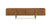 Modrest Bernard Mid-Century Modern Walnut & Gold Buffet