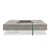 Modrest Shauna - Modern Faux Concrete Floating Coffee Table