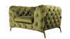 Divani Casa Sheila Transitional Green Fabric Chair Model VGCA1346-GRN-CH