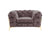 Divani Casa Sheila Transitional Silver Fabric Chair Model VGCA1346-SIL-CH