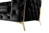 Divani Casa Sheila Transitional Black Fabric Chair Model VGCA1346-BLK-CH