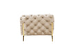 Divani Casa Sheila Transitional Light Beige Fabric Chair Model VGCA1346-OBEI-CH