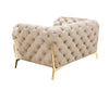 Divani Casa Sheila Transitional Light Beige Fabric Chair Model VGCA1346-OBEI-CH