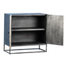 Wilton Gunmetal Iron and Natural Wood Finish Sideboard Model SHR142