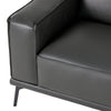 Lamod Italia Soho Italian Grey Leather Armchair Model VGDTSOHO-GREY-CHR
