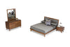 Nova Domus Soria Mid-Century Grey & Walnut Bedroom Set
