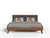 Nova Domus Soria Mid-Century Grey & Walnut Bed