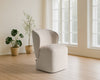 Modrest Souza Modern Beige Fabric Swivel Dining Chair Model VGKK-KF.Y1256-BGE