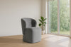 Modrest Souza Modern Grey Fabric Swivel Dining Chair Model VGKK-KF.Y1256-GRY