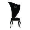A&X Sovereign - Transitional Black Fabric Chair (Set of 2)