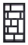 Modrest Suffolk - Contemporary Black Ash Bookcase