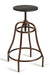 Modrest Fritch Modern Black & Bronze Bar Stool