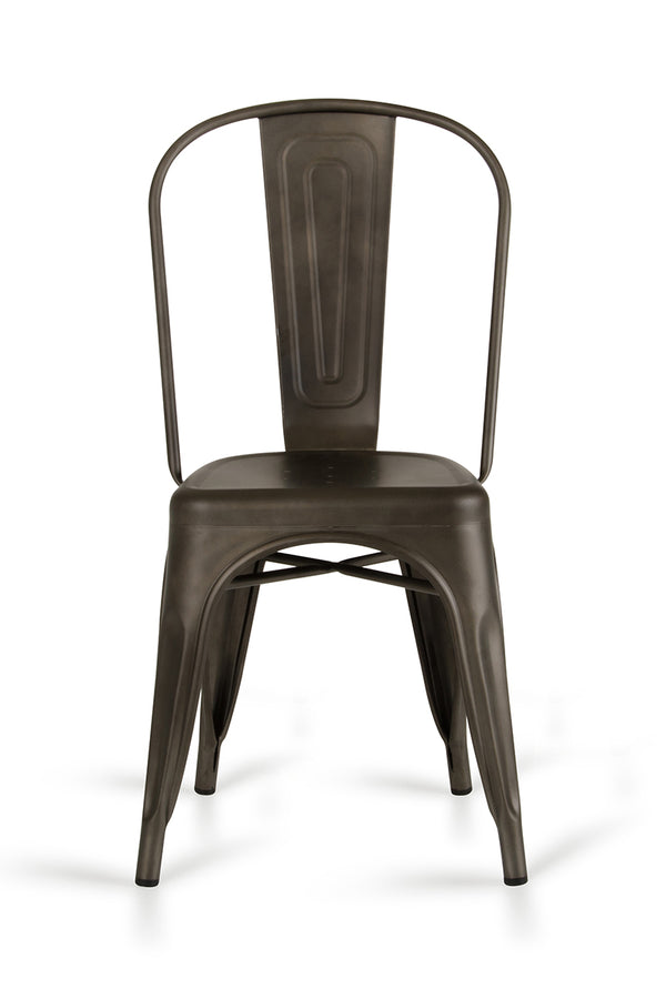 Elan Modern Rust Metal Dining Chair (Set Of 2) Model VGCBT-5816-RUST